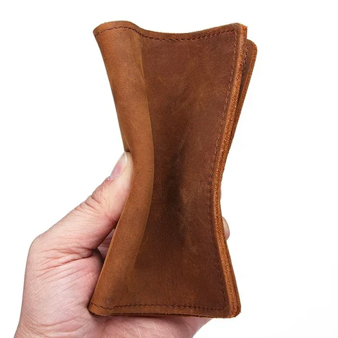 Genuine Leather Crazy Horse Passport Cover